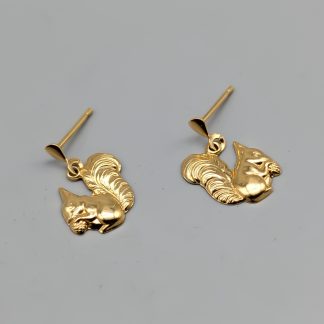 Örhängen i Guld Ekorre 18K 0.68g 12mm