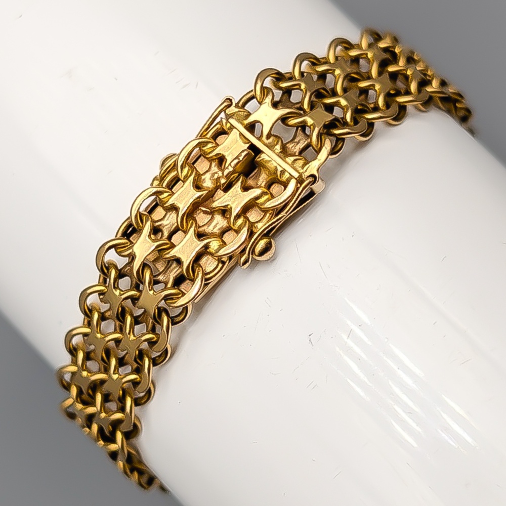 18.5cm X-Länk i Guld 18K 16.3g - Bild 2