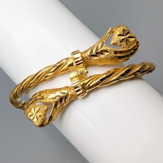 22cm Stelt armband i Guld 21K 29.73g