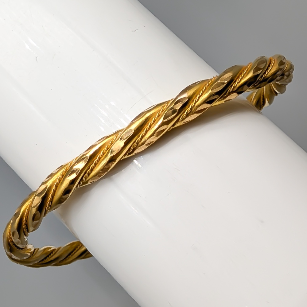 22cm Stelt armband i Guld 21K 29.73g - Bild 2