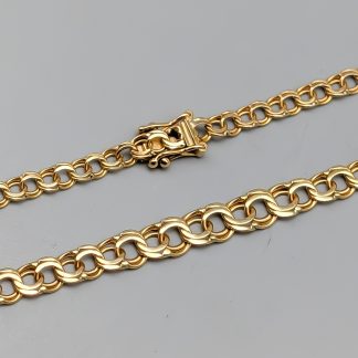 42cm Doserad Bismarcklänk i Guld 18K 10.06g