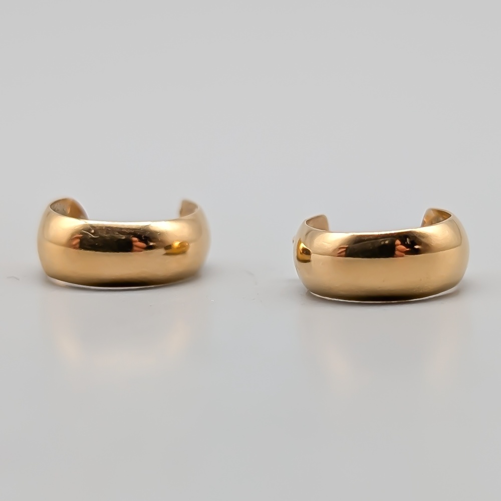 Creoler i Guld 18K 0.75g 10mm - Bild 2