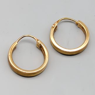 Creoler i Guld 18K 1.06g 15mm