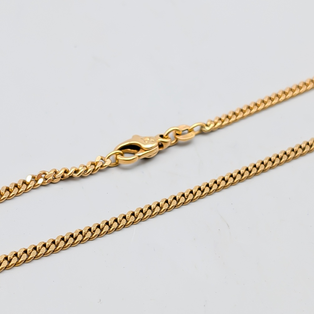 50cm Balestra Pansarlänk i Guld 18K 13.89g