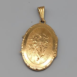 Medaljong i Guld 18K 6.11g 32mm