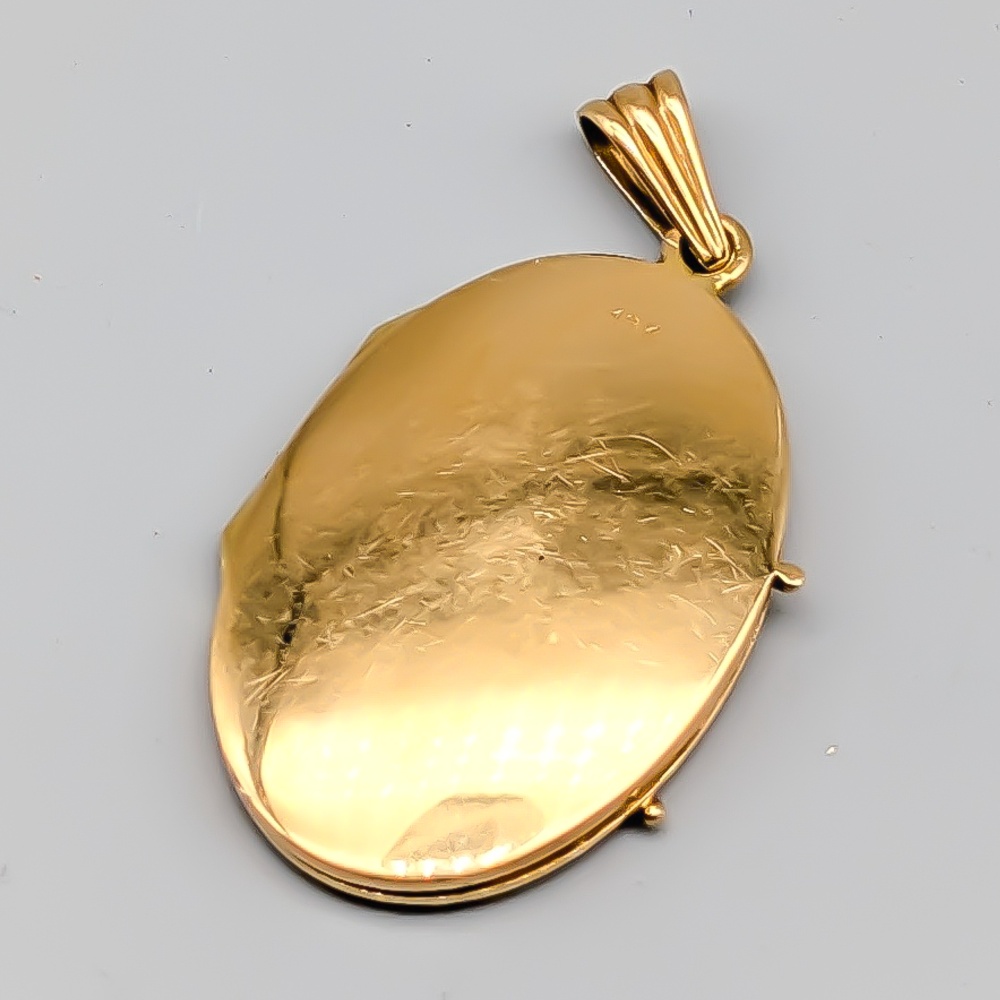 Medaljong i Guld 18K 6.11g 32mm - Bild 3
