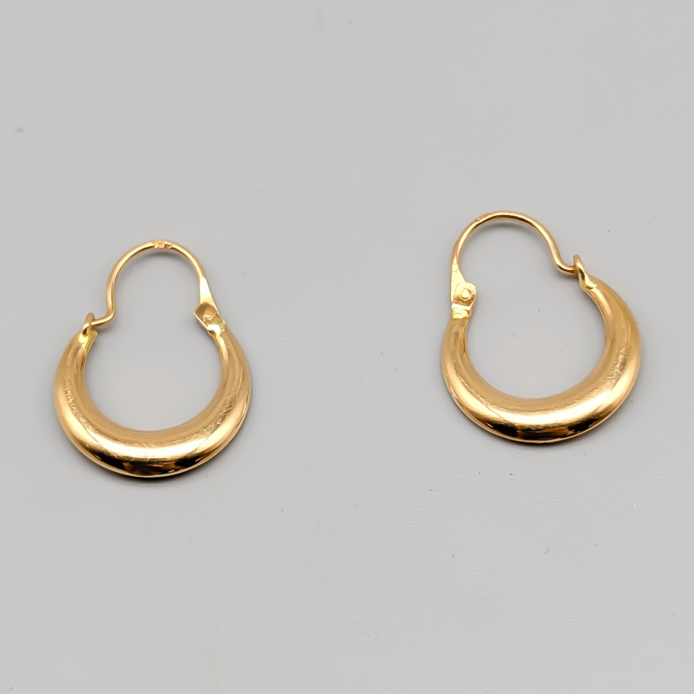 Creoler i Guld 18K 1.41g 22mm