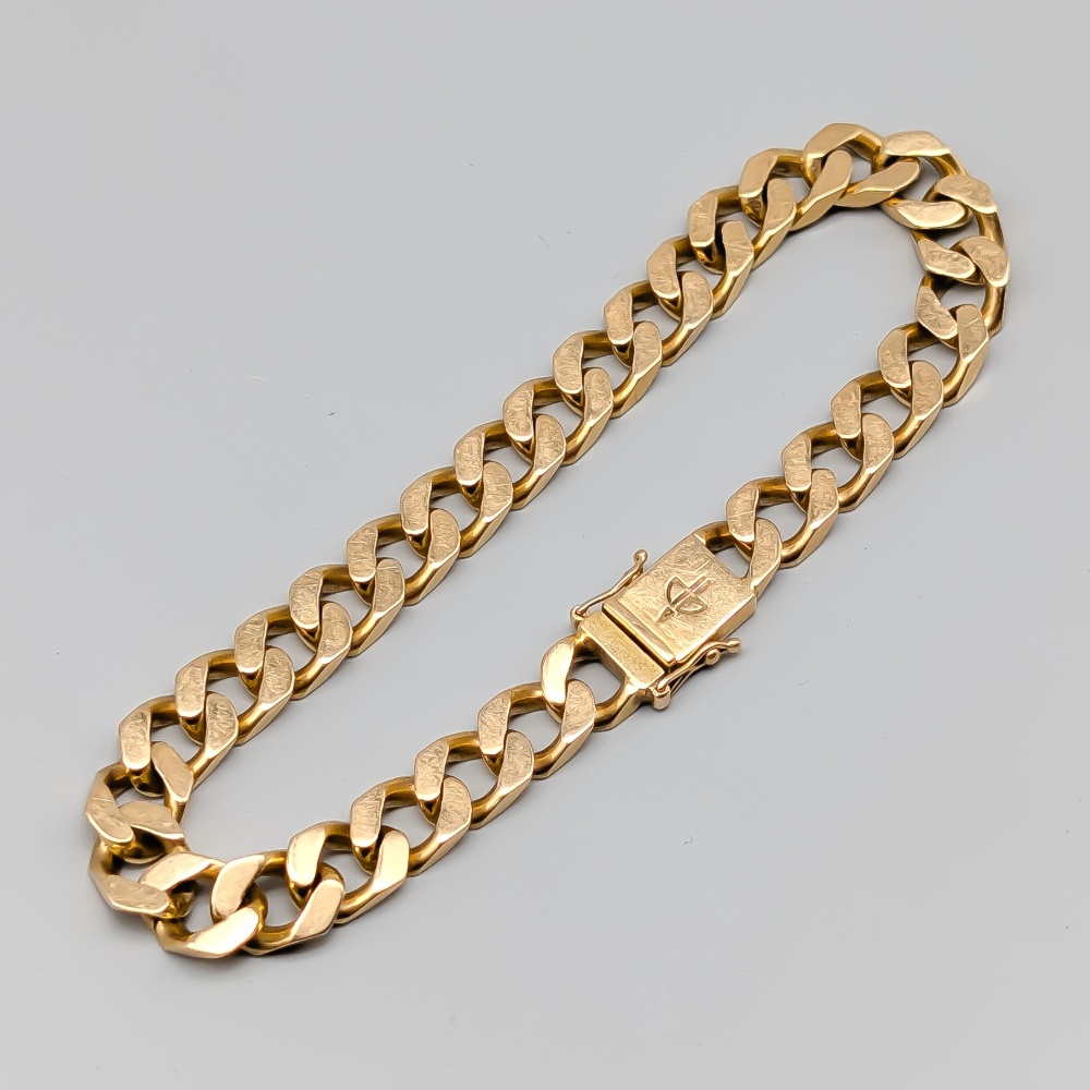 22cm Balestra Pansarlänk i Guld 18K 43.81g - Bild 2