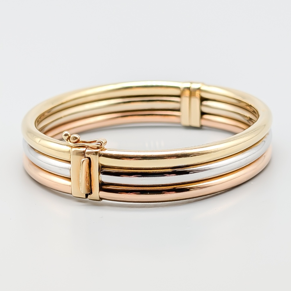 20.5cm Stelt armband i Flerfärgat Guld 14K 26.85g - Bild 3