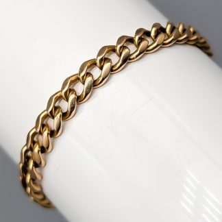 23cm Balestra Pansarlänk i Guld 18K 17.75g