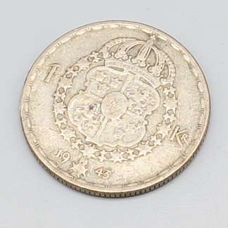 1 st 1 kr Sverige 1943 S400 6.94g 25mm
