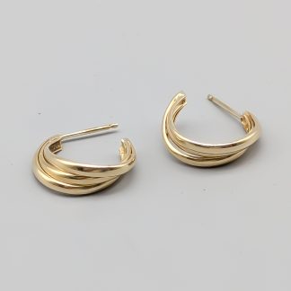 Creoler i Guld 14K 2.04g 17mm
