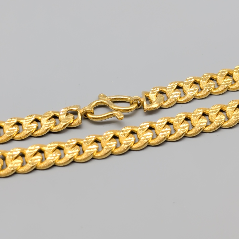 45cm Halsband i Guld 23K 45.61g - Bild 2