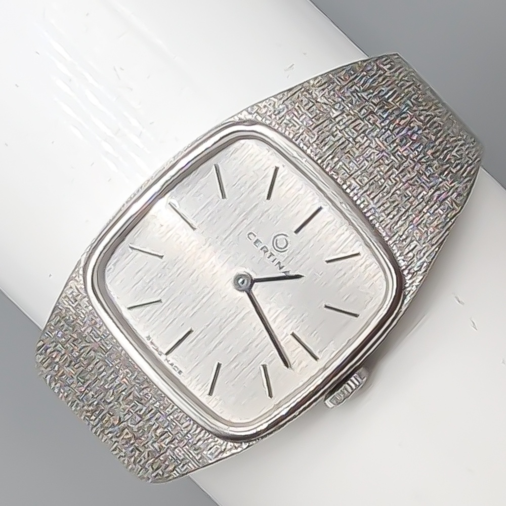 Certina Vitguldklocka 18K 53.16g 19cm