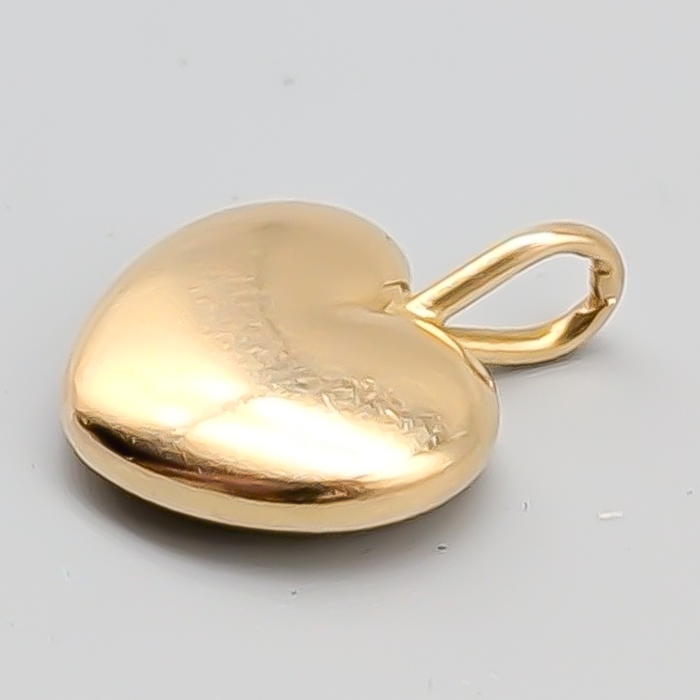 Hänge i Guld Hjärta 18K 7.13g 19mm - Bild 2