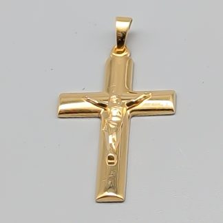 Hänge i Guld Kors 9K 1.21g 31mm