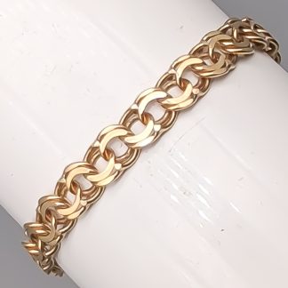 18.5cm Bismarcklänk i Guld 18K 9.86g