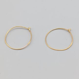 Creoler i Guld 18K 0.37g 17mm