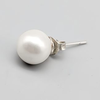 Enstaka Pärlörhänge i Silver S925 0.41g 8mm