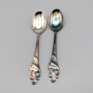 2 st Teskedar i Silver S830 23.49g 115mm