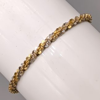 18.5cm Armband i Flerfärgat Guld 18K 5.72g