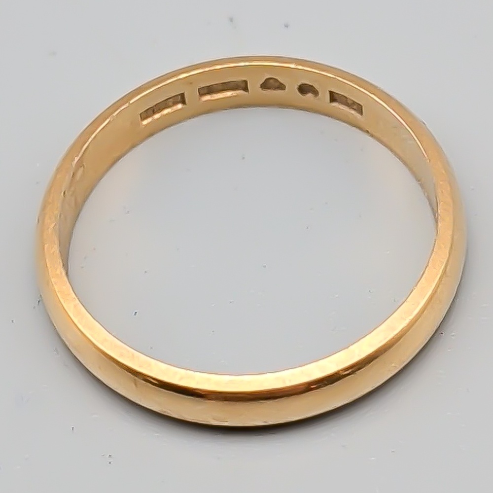 Slät ring i Guld 18K 2.77g 16.75mm - Bild 2