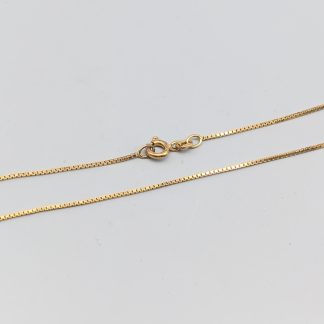 45.5cm Balestra Venezialänk i Förgyllt Silver S925 2.42g