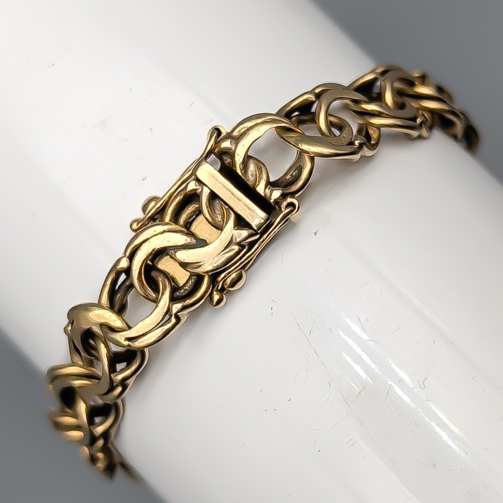21cm Bismarcklänk i Guld 18K 17.45g - Bild 2