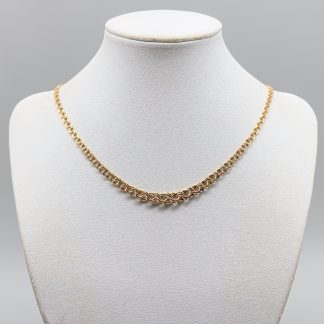40.5cm Doserad Joáns Bismarcklänk i Guld 18K 10.24g