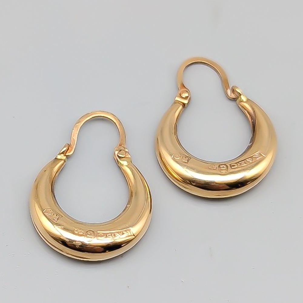 Creoler i Guld 18K 1.58g 19mm