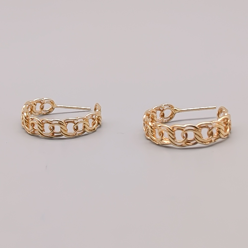 Örhängen i Guld Bismarck 18K 3.2g 18mm - Bild 2