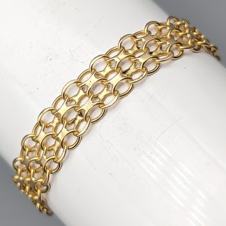 20.5cm X-Länk i Guld 18K 11.11g