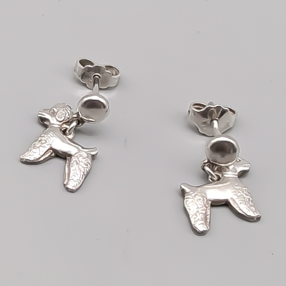 Örhängen i Silver Pudel S925 3.11g 14mm