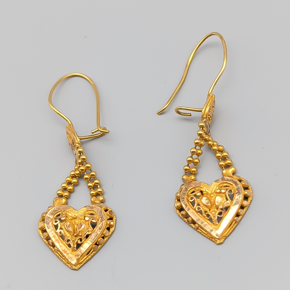 Örhängen i Guld 18K 4.99g 47mm - Bild 2