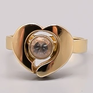Karl Laine Ring i Guld med Bergkristall 18K 5.22g 18.5mm