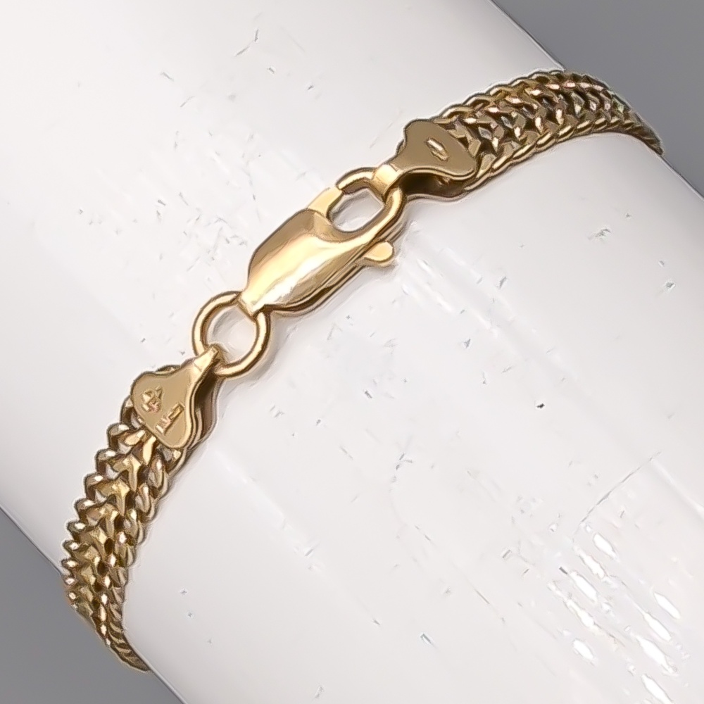 19cm Rävsvans i Guld 18K 5.77g - Bild 2