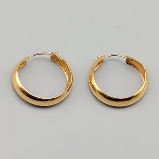 Creoler i Guld 18K 1.11g 17mm