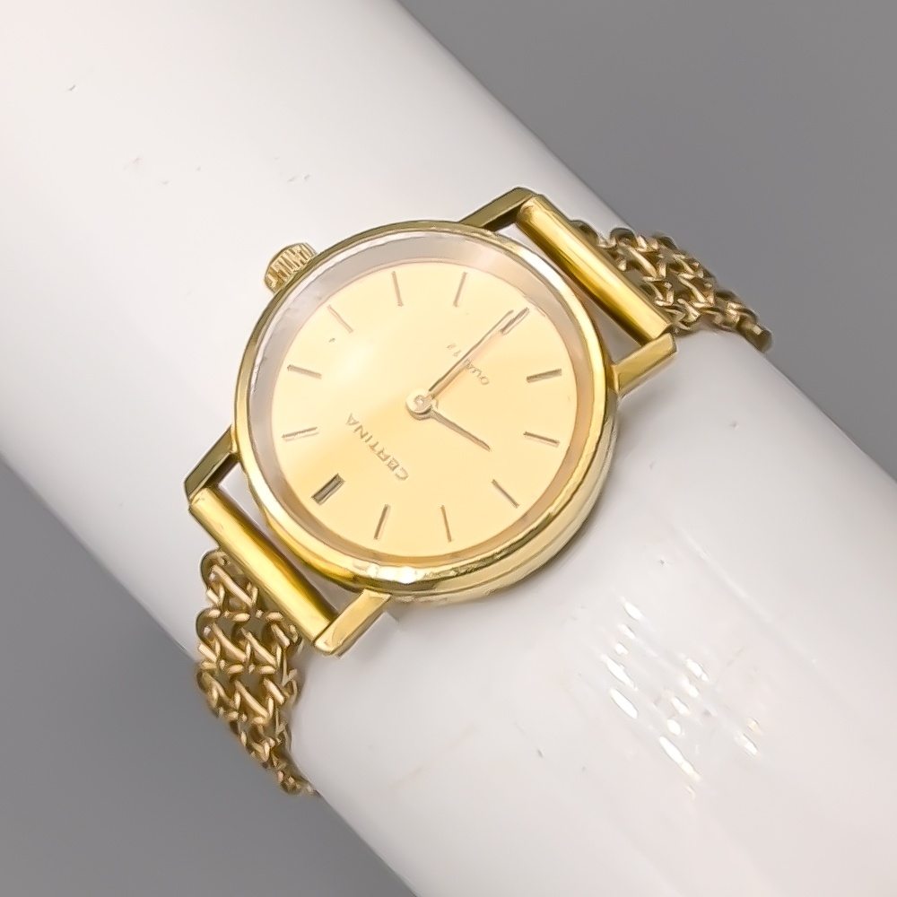 Certina Guldklocka 18K 20.73g 14.5cm - Bild 3