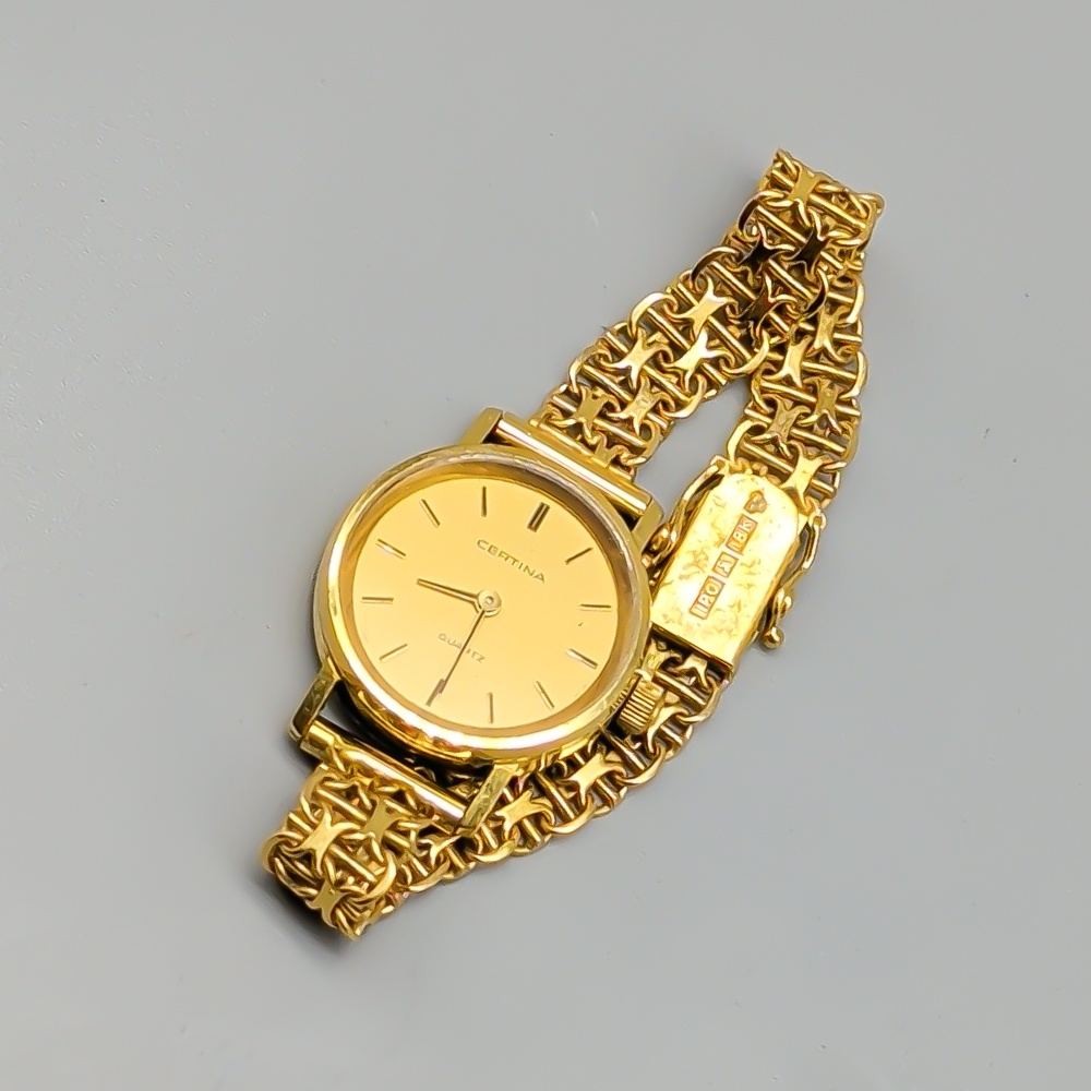 Certina Guldklocka 18K 20.73g 14.5cm - Bild 2