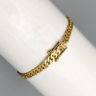 19.5cm Pansarlänk i Guld 18K 6.52g