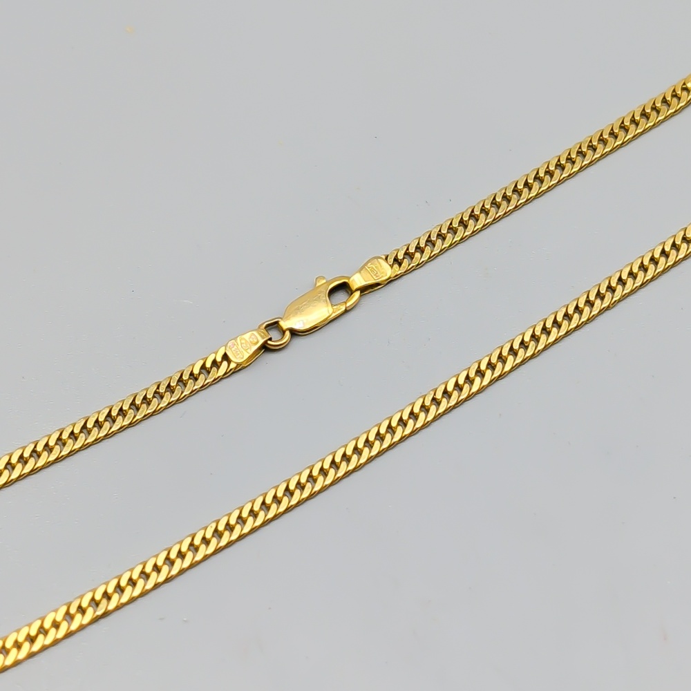 46.5cm Pansarlänk i Guld 18K 13.11g - Bild 2
