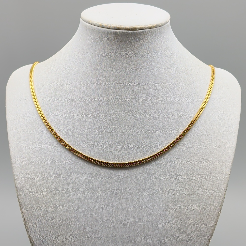 46.5cm Pansarlänk i Guld 18K 13.11g