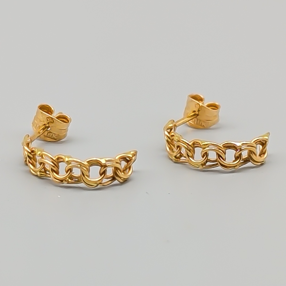 Örhängen i Guld Bismarck 18K 1.28g 9mm