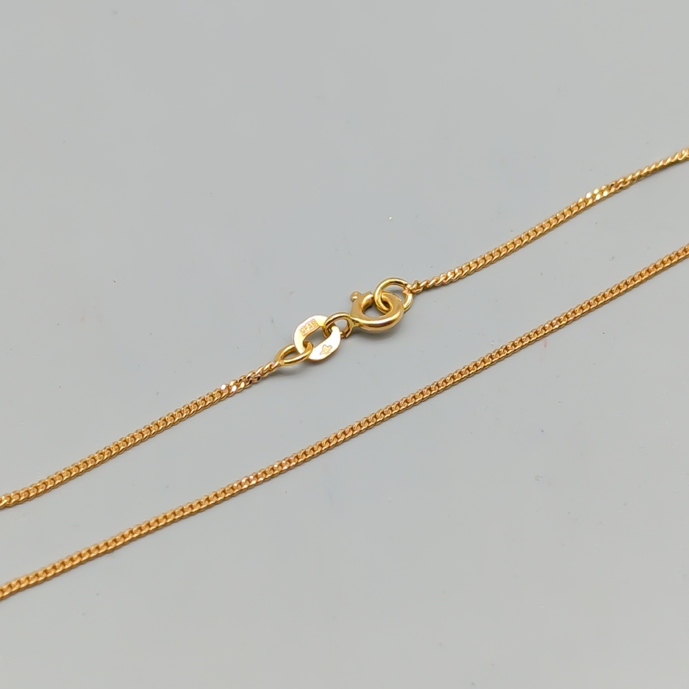 38cm Balestra Pansarlänk i Guld 18K 2.39g