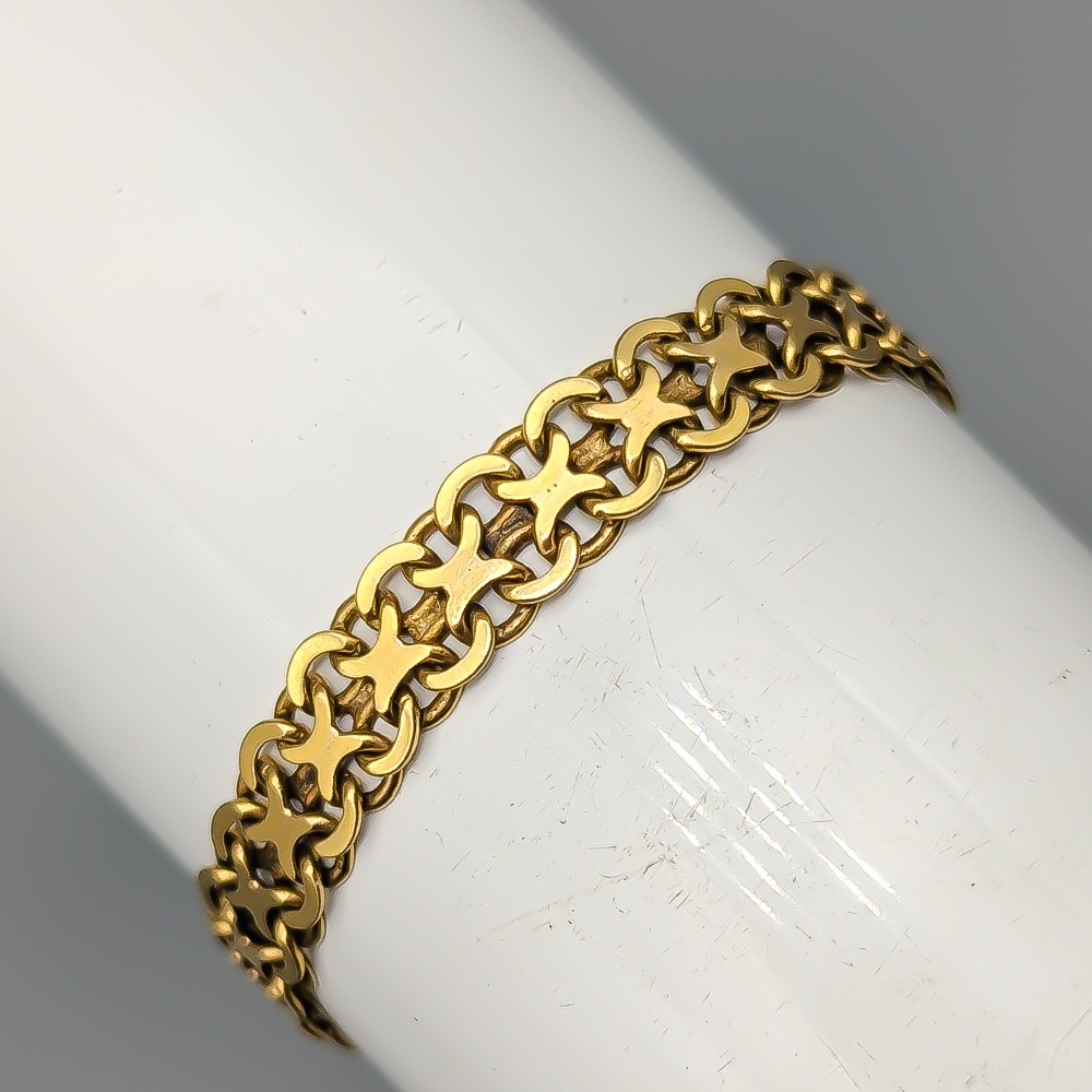 18cm X-Länk i Guld 18K 11.87g