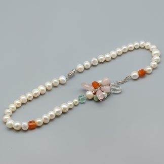 47.5cm Collier i Vitguld 18K 77.24g