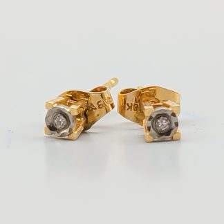 Diamantörhängen i Flerfärgat Guld 18K 1.01g 4mm