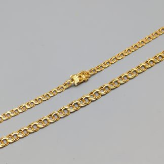 50cm Doserad Bismarcklänk i Guld 18K 13.34g