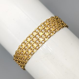 19.5cm X-Länk i Guld 18K 13.96g