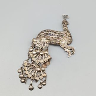 Brosch i Silver Påfågel S830 12.31g 100mm